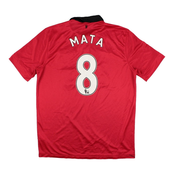 Manchester United 2013-14 Home Shirt (Mata #8) ((Very Good) L)