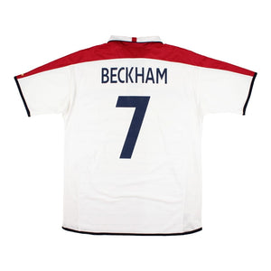 England 2003-05 Home Shirt (Beckham #7) ((Very Good) M)_0