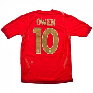 England 2006-08 Away Shirt (Owen #10) ((Very Good) M)_0