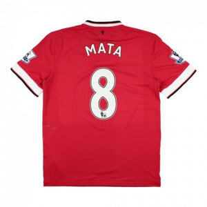 Manchester United 2014-15 Home Shirt (Mata #8) ((Good) M)_0