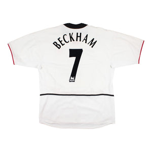 Manchester United 2002-03 Away Shirt (Beckham #7) ((Very Good) L)_0