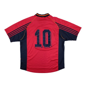 Spain 1998-99 Home Shirt (Raul #10) ((Very Good) XL)_0