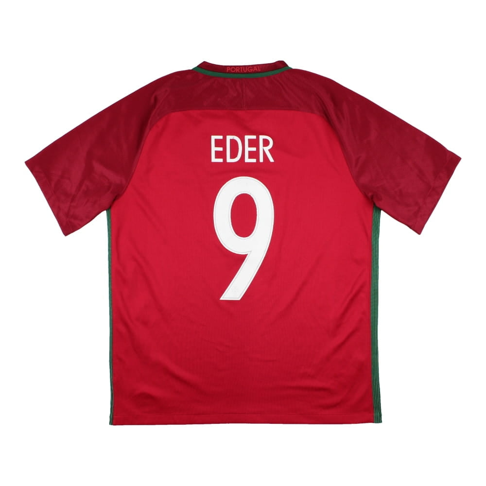 Portugal 2016-17 Home Shirt (Eder #9) (Good)_0