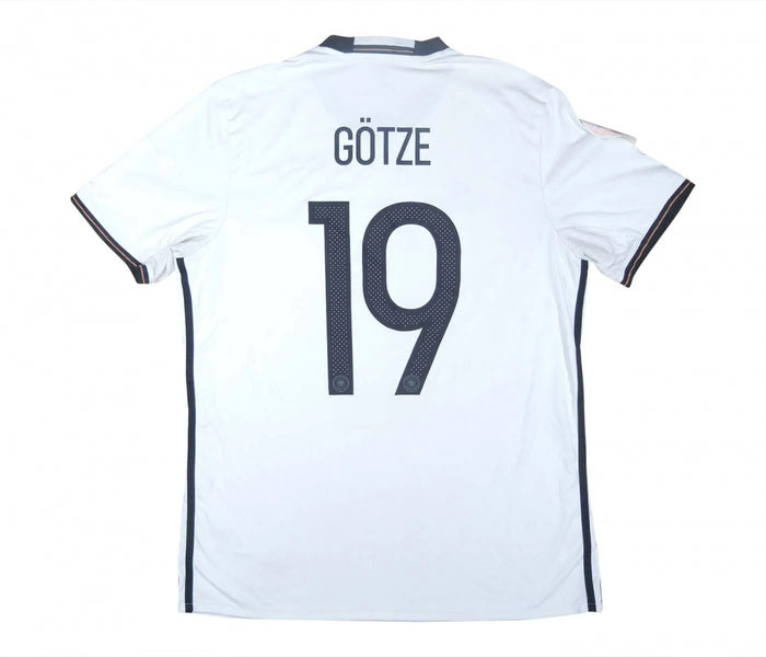 Germany 2016-17 Home Shirt (Gotze #19) (Very Good)