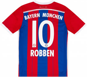 Bayern Munich 2014-15 Home Shirt (Robben #10) (Excellent)_0