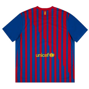 Barcelona 2011-12 Home Shirt ((Good) M)_1