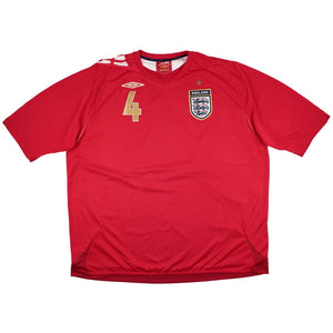 England 2006-08 Away (3XL) (Gerrard #4) (Excellent)_1