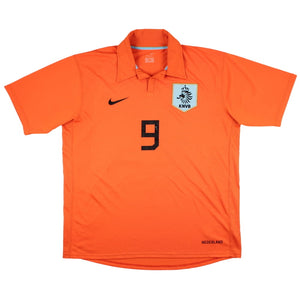 Holland 2006-08 Home Shirt (L) (V. Nistelrooy #9) (Excellent)_1