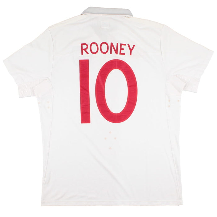 England 2009-10 Home Shirt (Rooney #10) (Very Good)