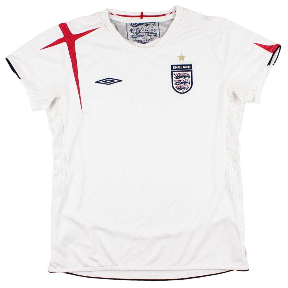 England 2005-07 Home Shirt (Womens 12) (Good) (GASCOIGNE 8)_3