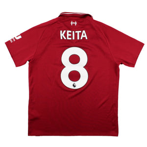 Liverpool 2018-19 Home Shirt (Keita #8) (S) (Excellent)_0