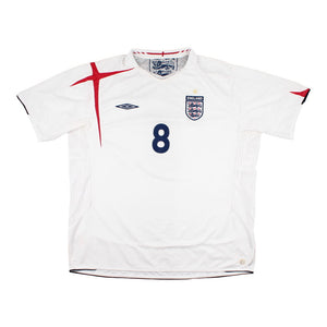 England 2005-07 Home Shirt (Lampard #8) (Good)_1