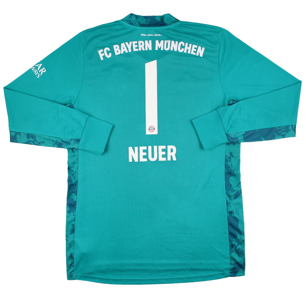 Bayern Munchen No1 Neuer Light Blue Goalkeeper Jersey