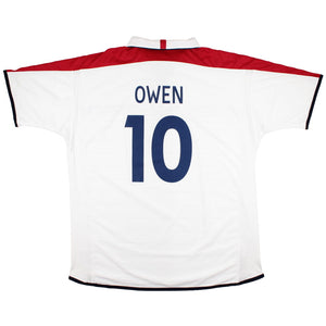 England 2003-05 Home Shirt (Owen #10) (XXL) (Very Good)_0