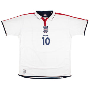 England 2003-05 Home Shirt (Owen #10) (XXL) (Very Good)_1