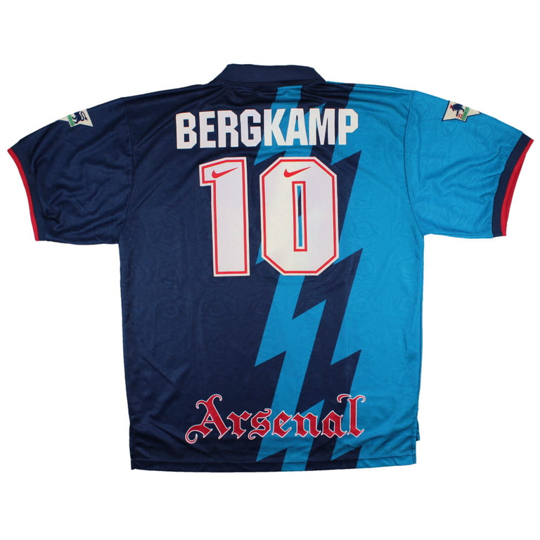 Arsenal 1995-96 Away Shirt (Bergkamp #10) (XXL) (Excellent