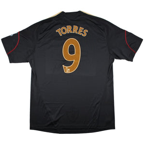 Liverpool 2009-10 Away Shirt (Torres #9) (XXL) (Excellent)_0