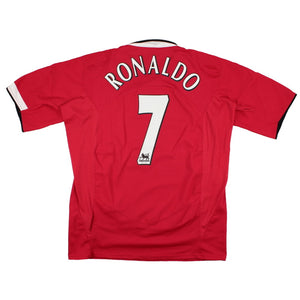 Manchester United 2004-06 Home Shirt (Ronaldo #7) (M) (Excellent)_0