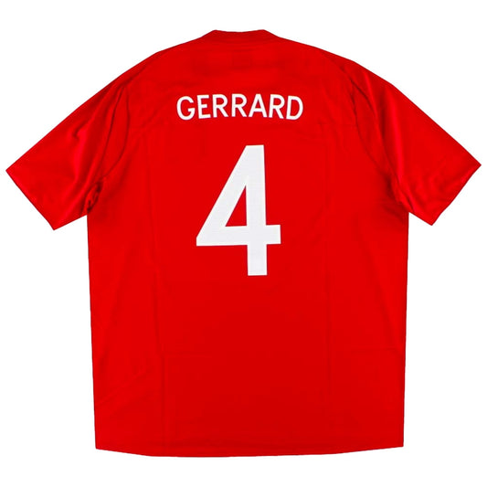 England 2010-11 Away Shirt (Gerrard #4) (M) (Excellent)_0