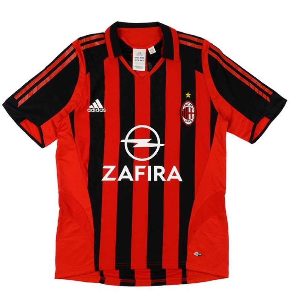 AC Milan 2005/06 Home Shirt (M) (Good) – Classic Football Kit