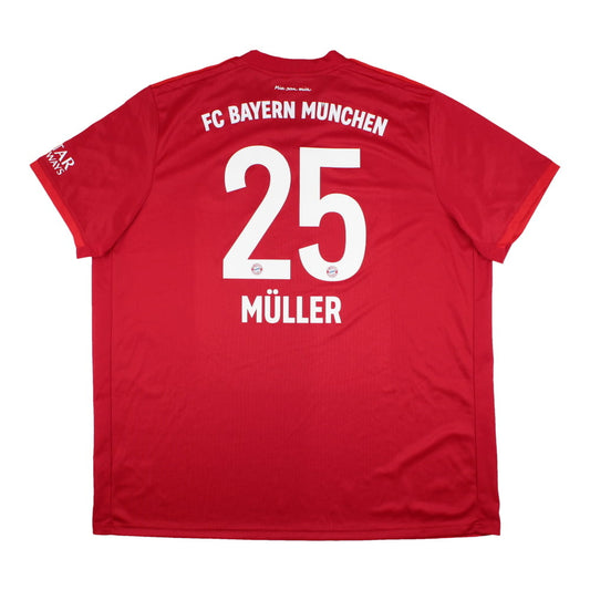 Bayern Munich 2019-20 Home Shirt (3XL) Muller #25 (Mint)_0