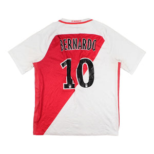 Monaco 2016-17 Home Shirt (L) Bernardo #10 (Good)_0