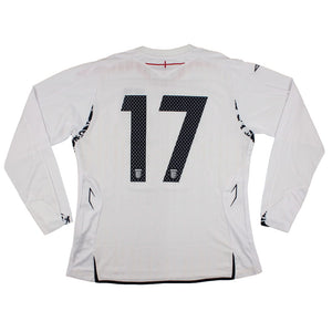 England 2007-09 Long Sleeve Home Shirt (Womans - 16) #17 (Excellent)_0