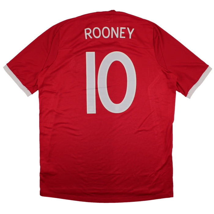 England 2010-11 Away Shirt (XL) Rooney #10 (Excellent)