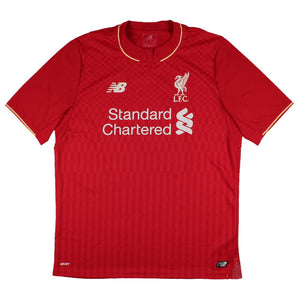 Liverpool 2015-16 Home Shirt (M) Henderson #14 (Excellent)_1