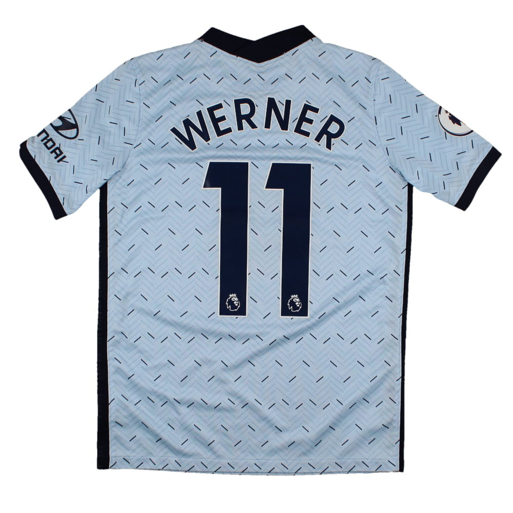 Chelsea 2020/21 Away Shirt (XL Boys) Werner #11 (Very Good