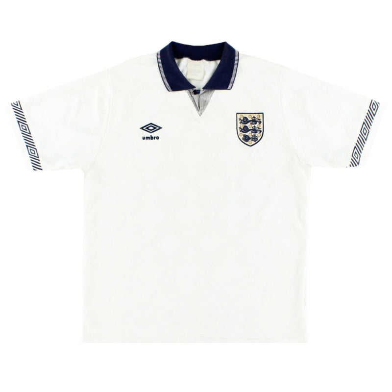 England 1990-92 Home Shirt (S) (Good) – Classic Football Kit