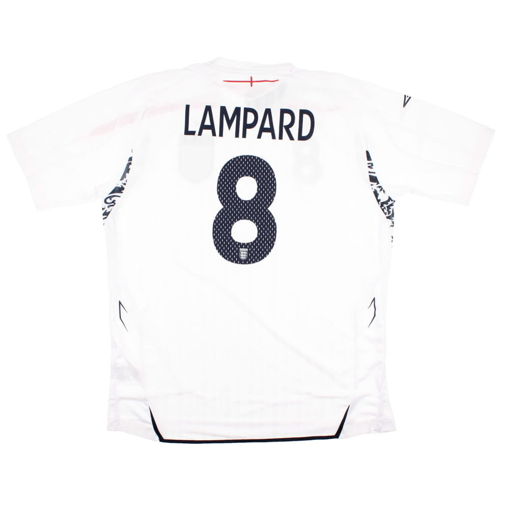 England 2007-09 Home Shirt (XL) Lampard #8 (Mint)_0