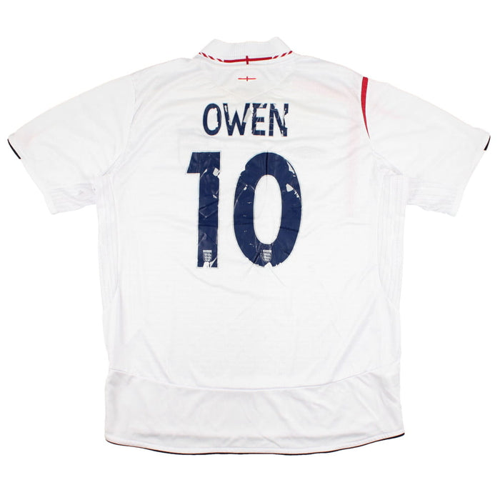 England 2005-07 Home Shirt (XL) Owen #10 (Good)