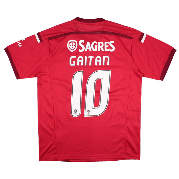 Benfica 2014-15 Home Shirt (L) Gaitan #10 (Very Good)