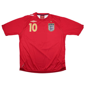 England 2006-08 Away Shirt (XL) Owen #10 (Excellent)_1