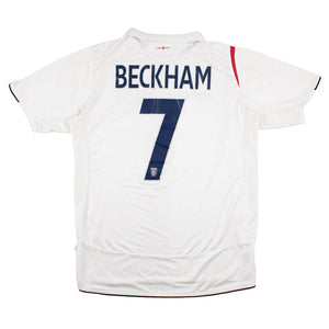 England 2005-07 Home Shirt (M) Beckham #7 (Fair)_0