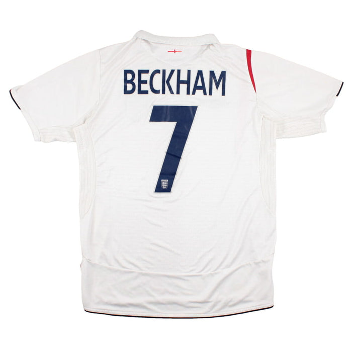 England 2005-07 Home Shirt (M) Beckham #7 (Fair)