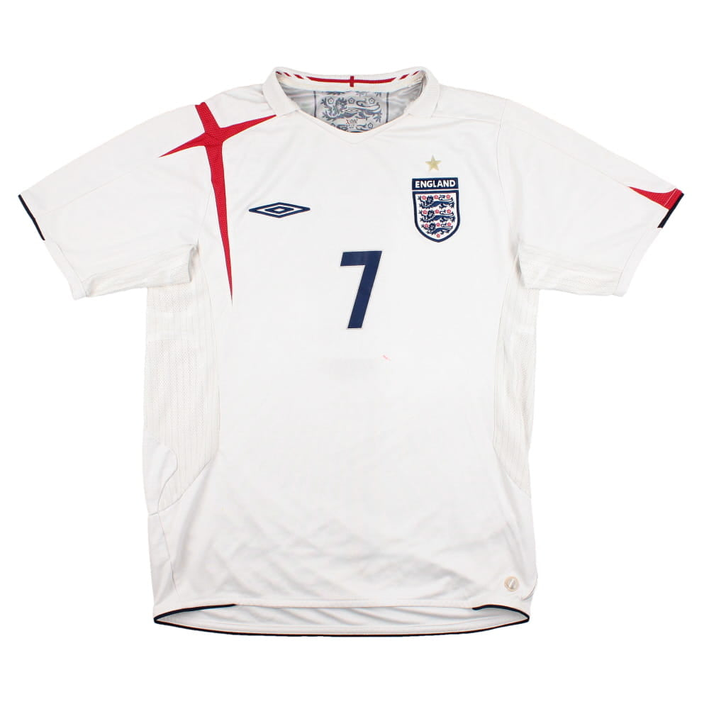 England 2005-07 Home Shirt (M) Beckham #7 (Fair)_1