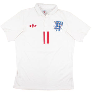 England 2009-10 Home Shirt (M) Gerrard #11 (Excellent)_1