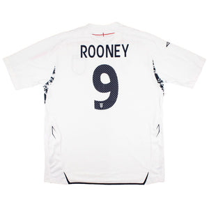 England 2007-09 Home Shirt (L) Rooney #9 (Fair)_0