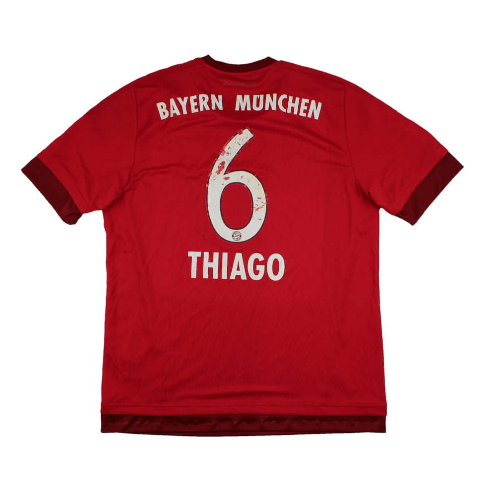 Bayern Munich 2015-16 Home Shirt (L) Thiago #6 (Fair) – Classic