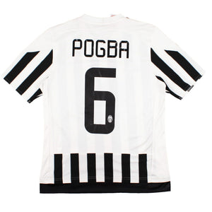 Juventus 2015-16 Home Shirt (15-16y) Pogba #6 (Very Good)_0