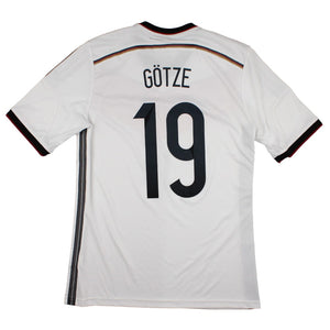 Germany 2014-15 Home Shirt (M) Gotze #19 (Excellent)_0