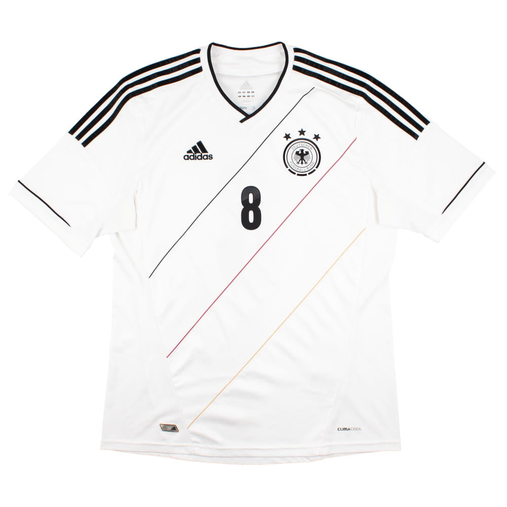Germany 2012-13 Home Shirt (M) Ozil #8 (Fair)_1