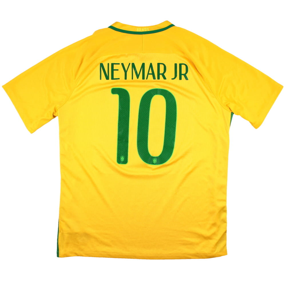 2016-17 Brazil Home Shirt (Neymar JR 10)