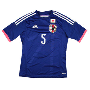 Japan 2014-15 Home Shirt (M) Nagatomo #5 (Mint)_1