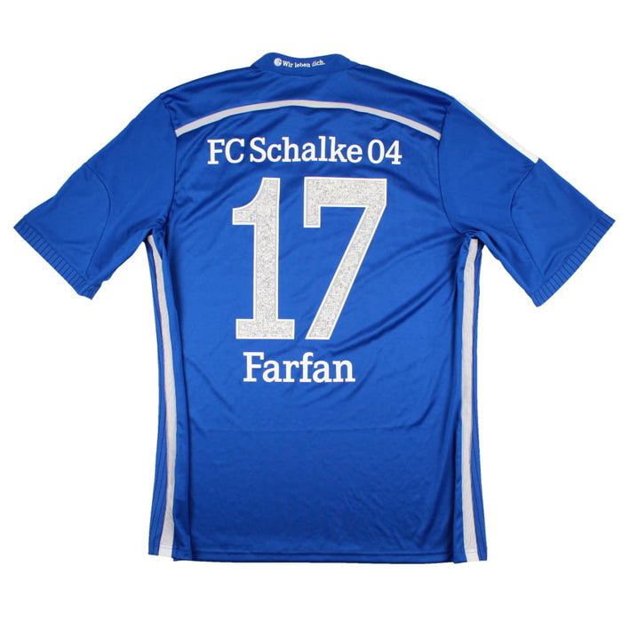 Schalke 2014-15 Home Shirt (L) Farfan #17 (Mint)