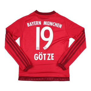 Bayern Munchen No23 Vidal Home Long Sleeves Jersey