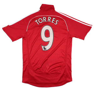 Liverpool 2006-08 Home Shirt (M) Torres #9 (Very Good)_0