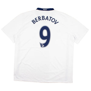 Manchester United 2008-09 Away Shirt (XL) Berbatov #9 (Excellent)_0